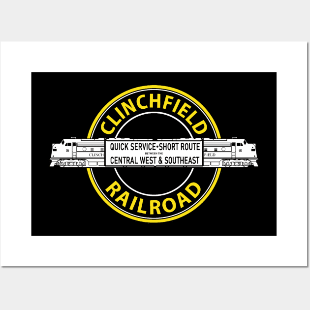 Clinchfield Railroad Wall Art by Raniazo Fitriuro